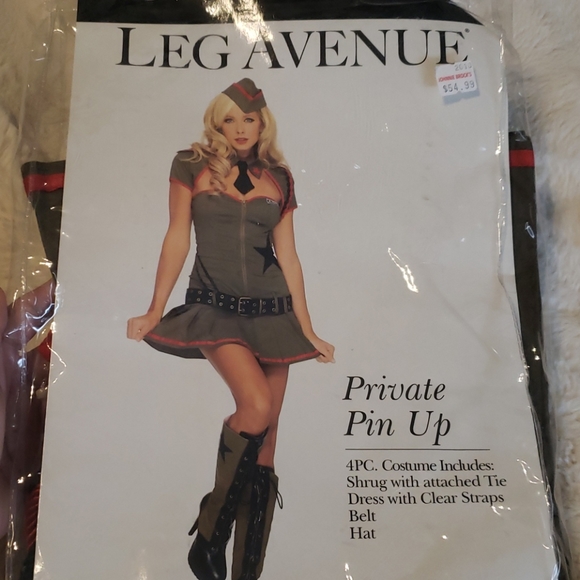 Leg Avenue Adult Halloween Costume Private Pin Up